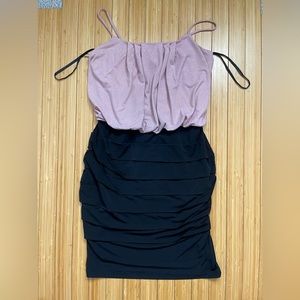 Enfocus Studio Glittered Pink and Black Dress Size 10‎